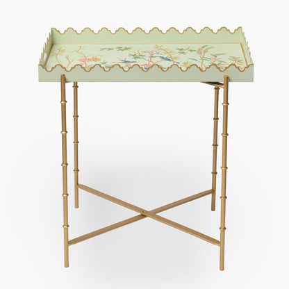 Chinoiserie Tole Tray with Stand