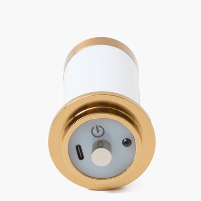 Bamboo Rechargeable Wall Light with Cream Shade (14cm)
