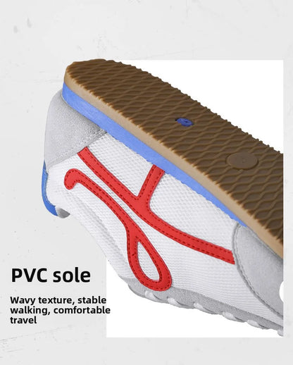 Men's Sporty Casual Shoes Summer 2025 New Model Large Size 45 Canvas Face Youth Student Breathable Leather plus Net Cloth