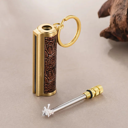 Vintage Permanent Lighter 10000Strikes Flint Metal Match Waterproof Reusable Fire Starter Portable Outdoor Camping Ignition Tool