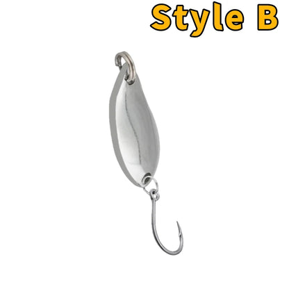 Metal Spoon Fishing Lure – Wobbler Jigging Bait, 2.5g/3.5g/5g, 12 Color Styles