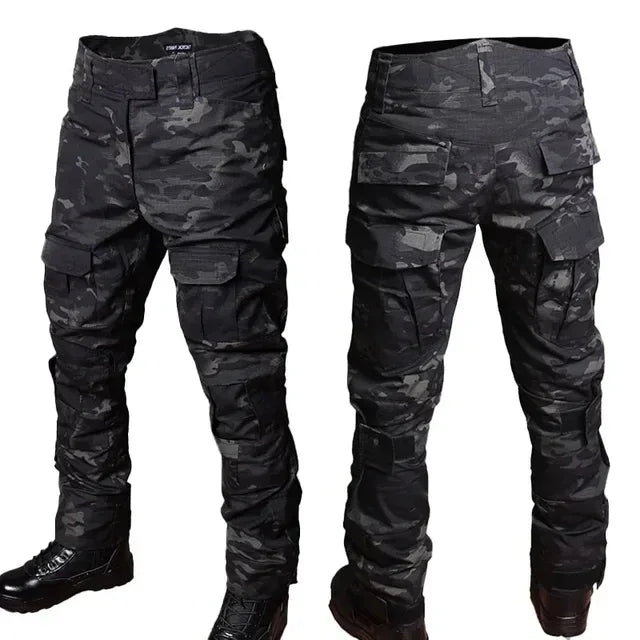 Tactical Combat Suit – Waterproof, Quick-Dry, Multi-Pocket Shirt & Cargo Pants, 7 Configurations