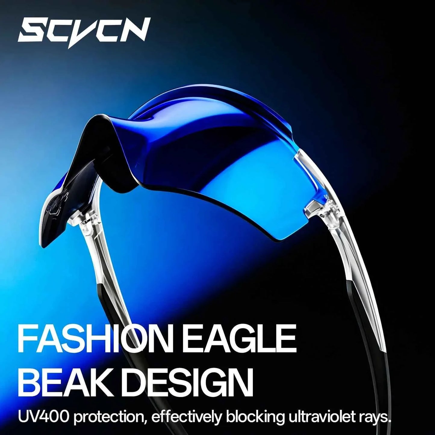 SCVCN New Eagle Beak Fashion Sunglasses Outdoor Cycling Climbing Glasses UV400 for Men Road Bike Women Sports Hiking Eyewear
