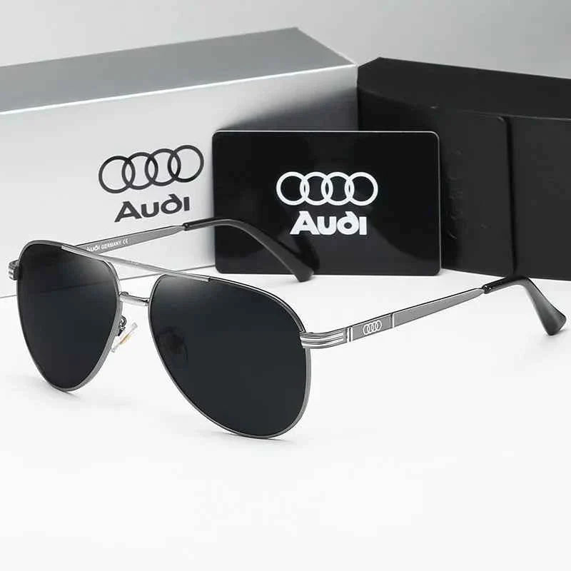 Audi Sunglasses Polarized UV400 Driving Sunglasses for Men/Women Square Frame Glasses Wholesale Gift for Auto Enthusiasts 5571