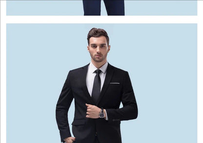 Suit For Men Elegant Wedding 3 Pieces 2 Sets Blazers Full Jackets Vest Pants Formal Fashion Luxury Coats 2025 Classic Costume