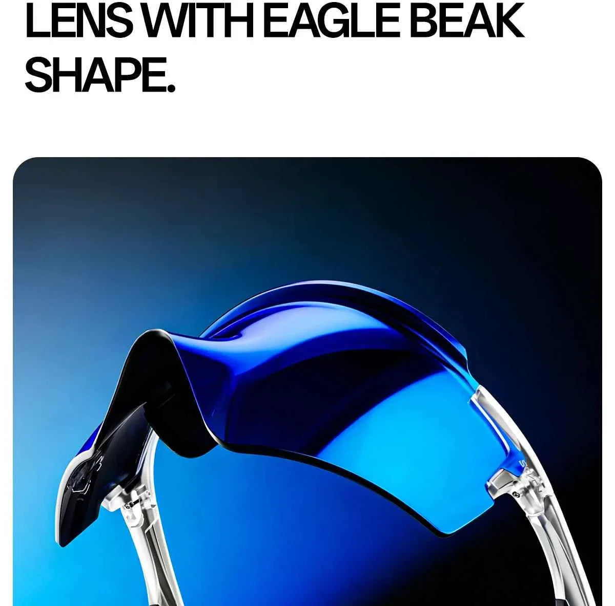 SCVCN New Eagle Beak Fashion Sunglasses Outdoor Cycling Climbing Glasses UV400 for Men Road Bike Women Sports Hiking Eyewear