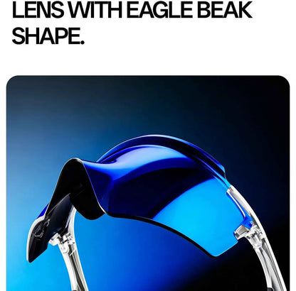 SCVCN New Eagle Beak Fashion Sunglasses Outdoor Cycling Climbing Glasses UV400 for Men Road Bike Women Sports Hiking Eyewear