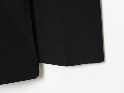 ETJ 2025 women's new fashion design three-dimensional cut high collar slim suit jacket & matching casual trousers