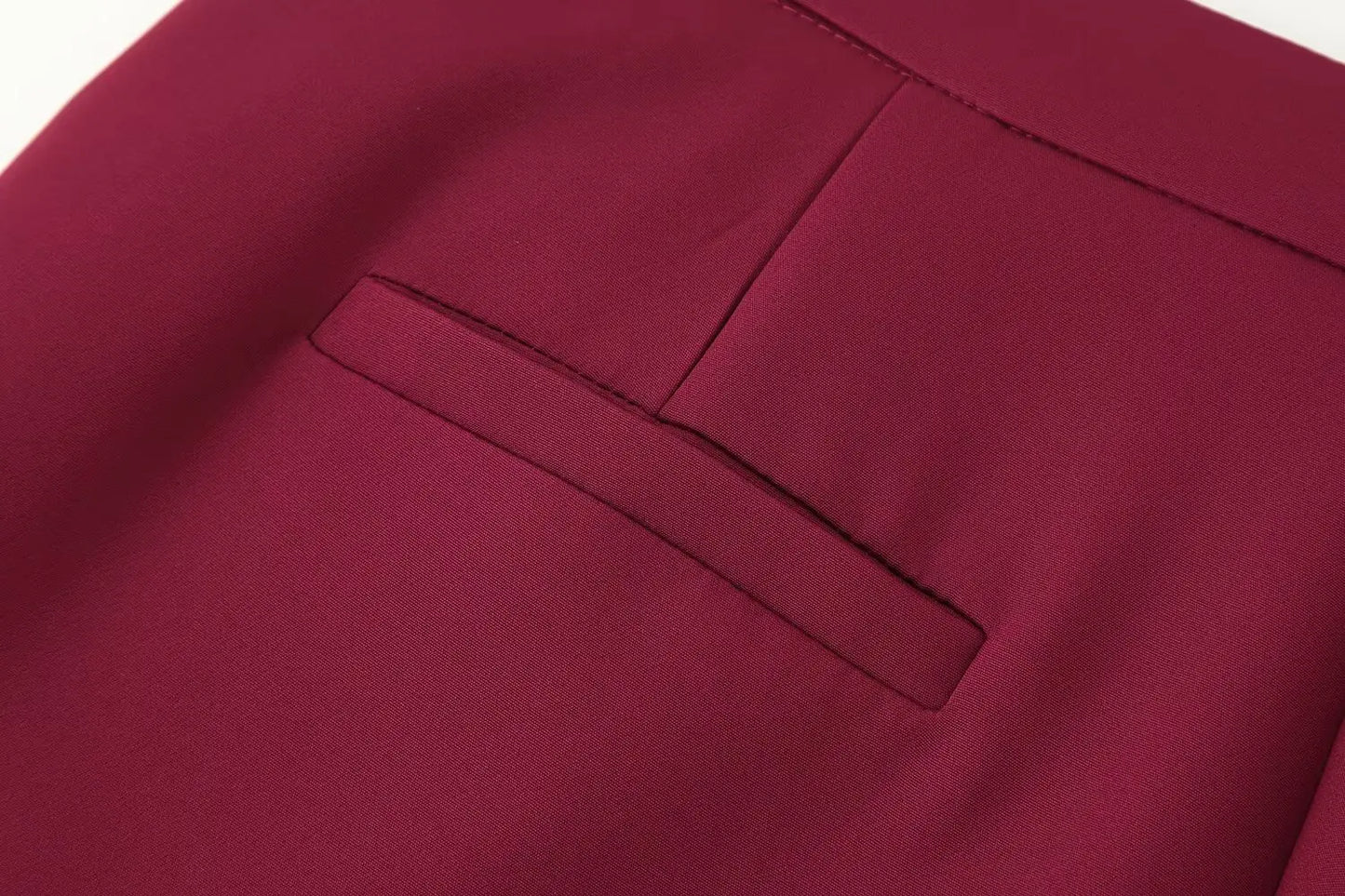 KONDALA 2025 Office Lady Fashion Slim Suits Single Breasted Feather Trim Blazer+Zipper Pockets Long Pants Fashion Female Suit