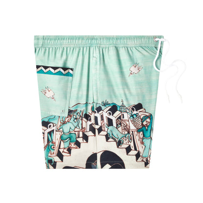 ‘Le Sirenuse’ Swim Trunks by Lucio Liguori