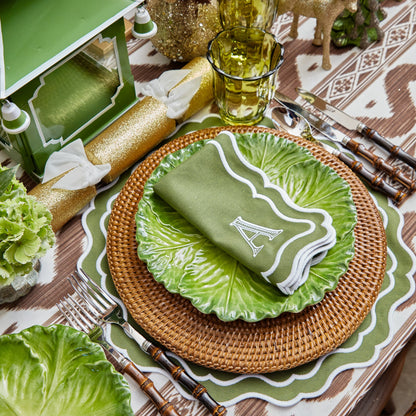 Green Serena Cabbage Dinner Plate