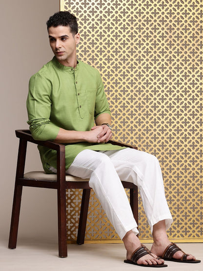 Band Collar Rozana Kurta