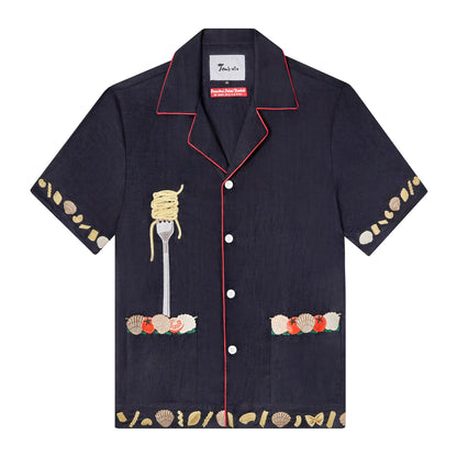 'Vongole!' Cabana (Navy)