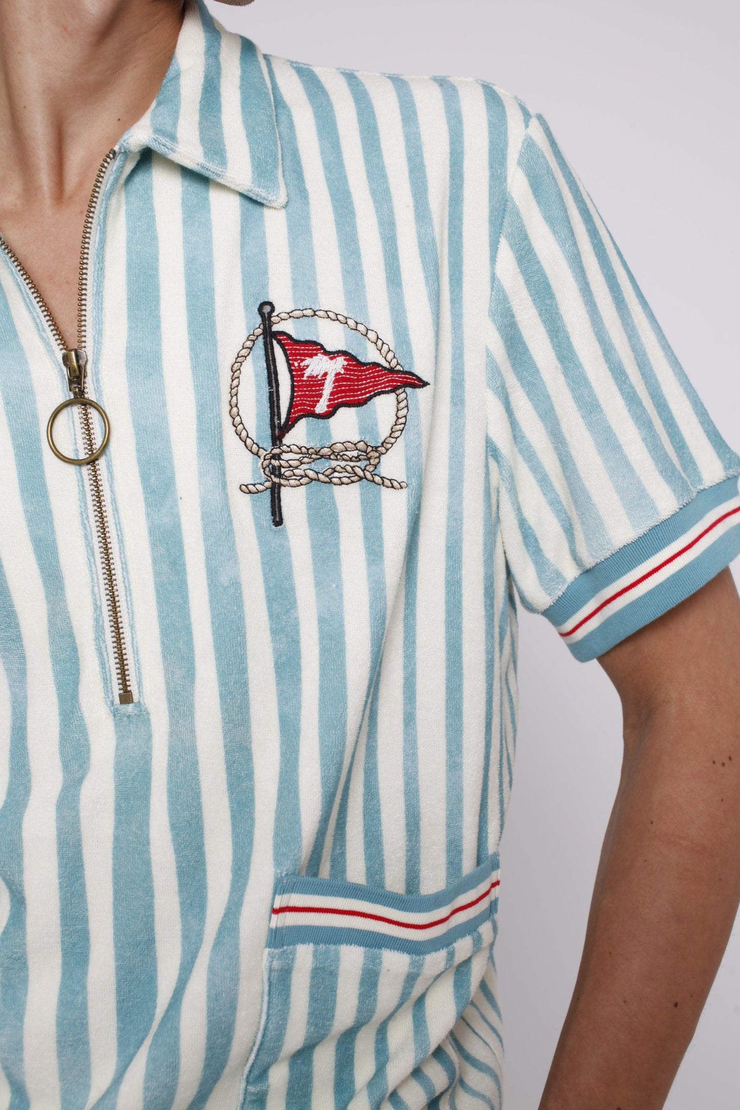 ‘Striper’ Cabana (Blue)