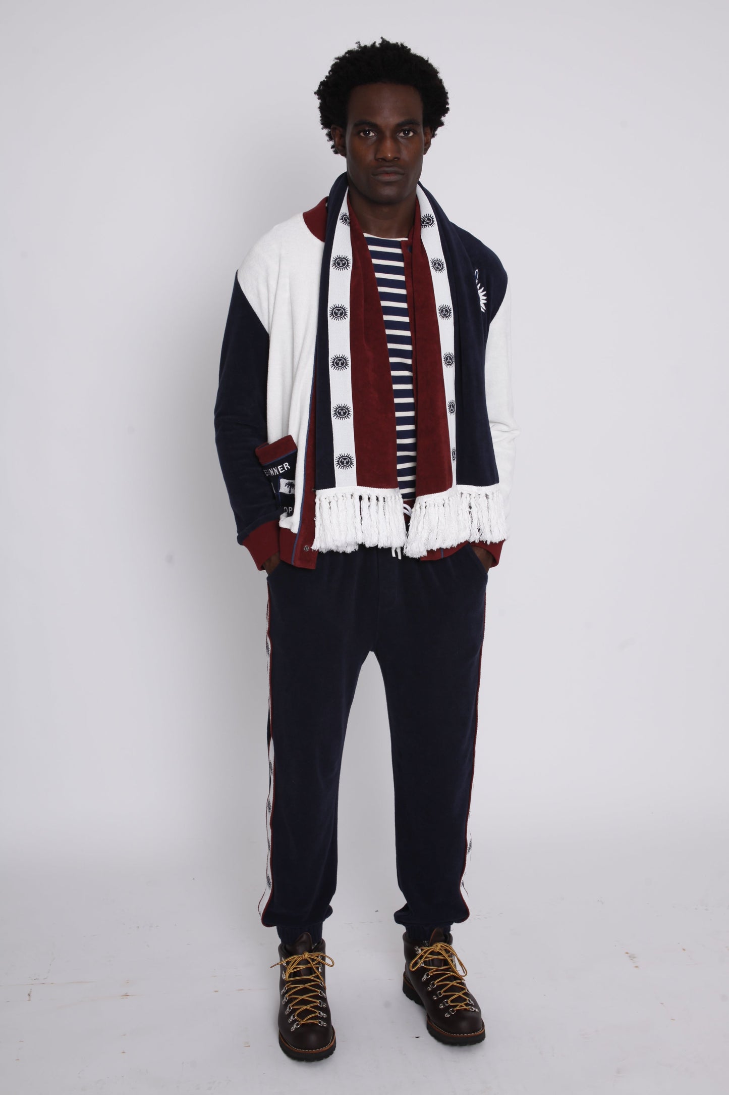 'Après Ski' Scarf (Navy)