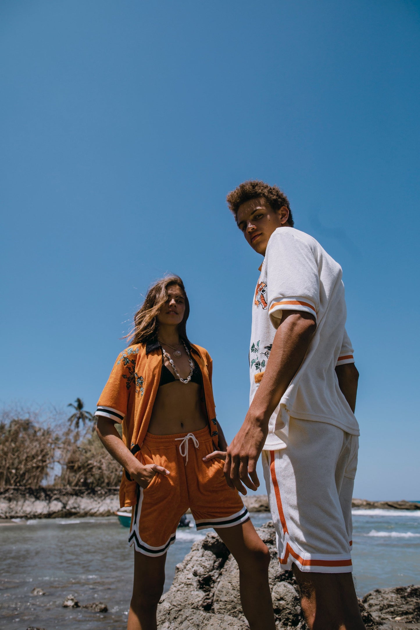 'Crouching Tiger, Hidden Beverage' Cabana Shorts