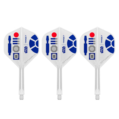 TARGET x STAR WARS - K-FLEX NO2 Shape - R2D2 - All-In-One Moulded Flights