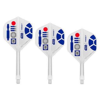 TARGET x STAR WARS - K-FLEX NO2 Shape - R2D2 - All-In-One Moulded Flights