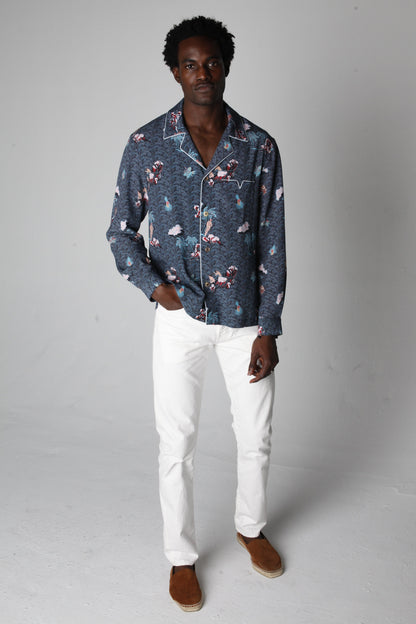 Playa of Eden (Navy) (Long-Sleeve)