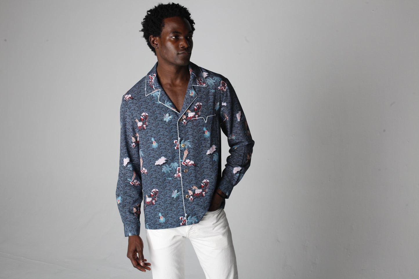 Playa of Eden (Navy) (Long-Sleeve)