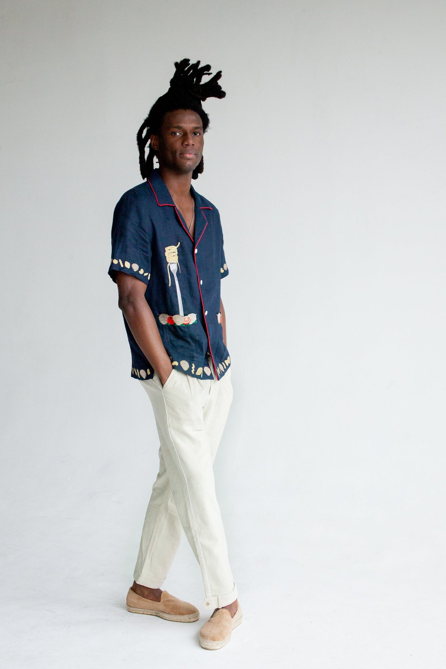 'Vongole!' Cabana (Navy)