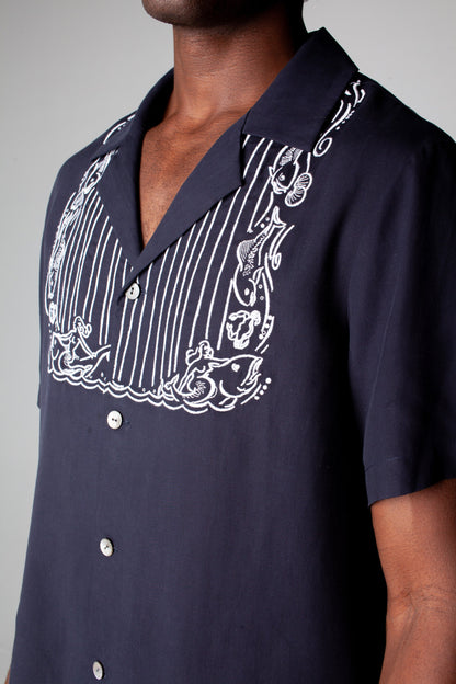 'Fruits de Mer' (Navy)