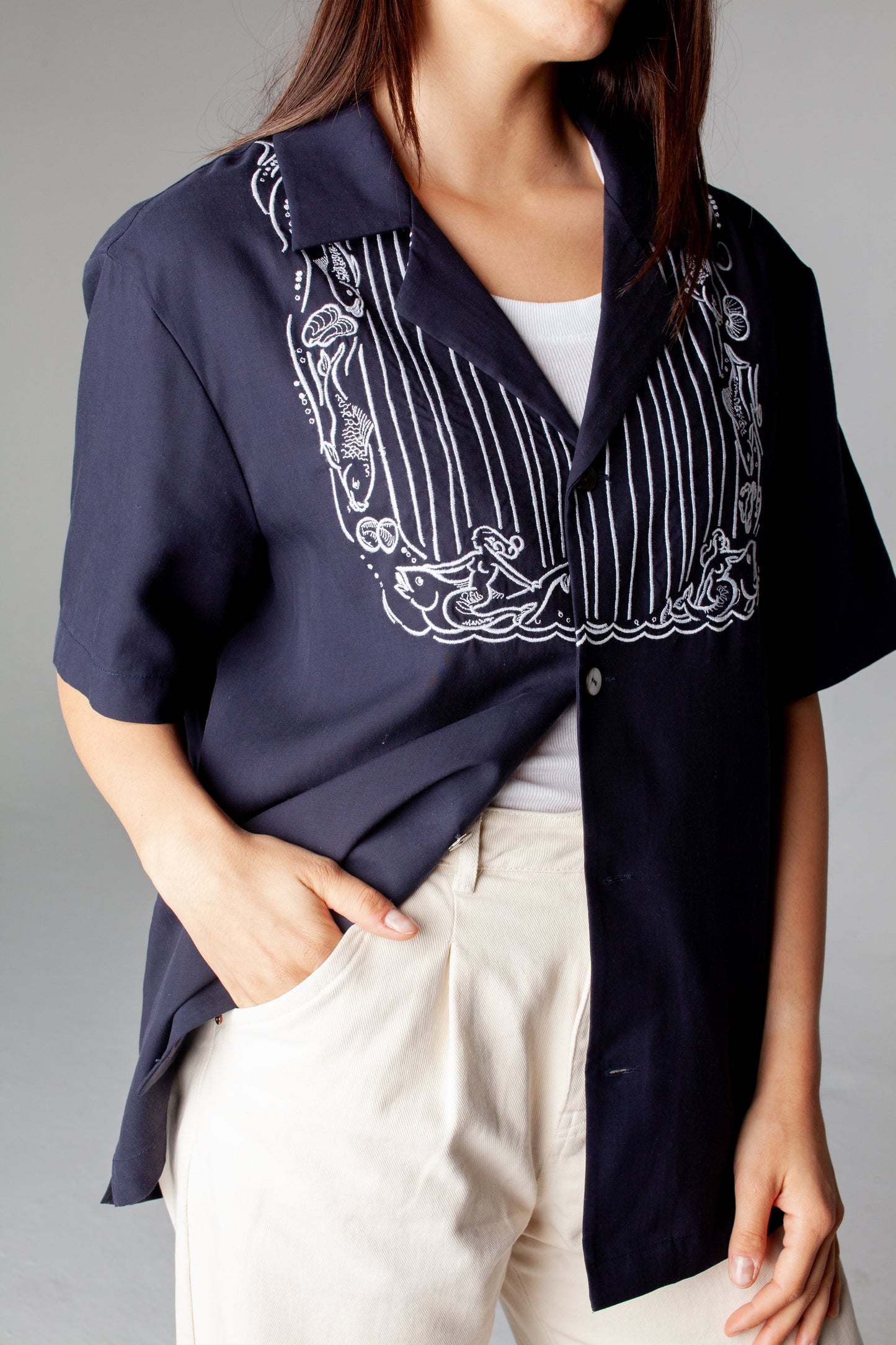 'Fruits de Mer' (Navy)