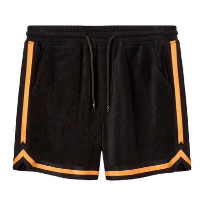 'Crouching Tiger, Hidden Beverage' Cabana Shorts (Black)