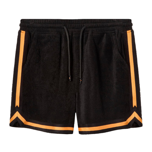 'Crouching Tiger, Hidden Beverage' Cabana Shorts (Black)