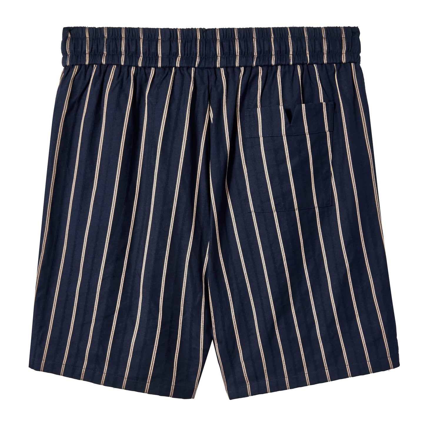 Easy-Going Shorts (Navy Jacquard Stripe)