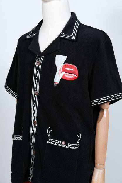 'Tom Wesselmann - Smoker #1' Cabana (Black)