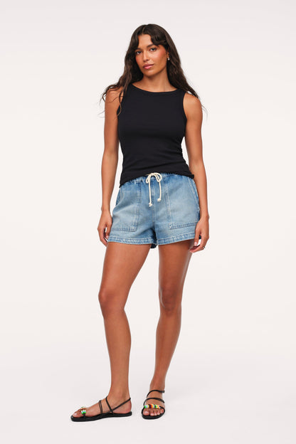 Slinky Rib Tank | Black