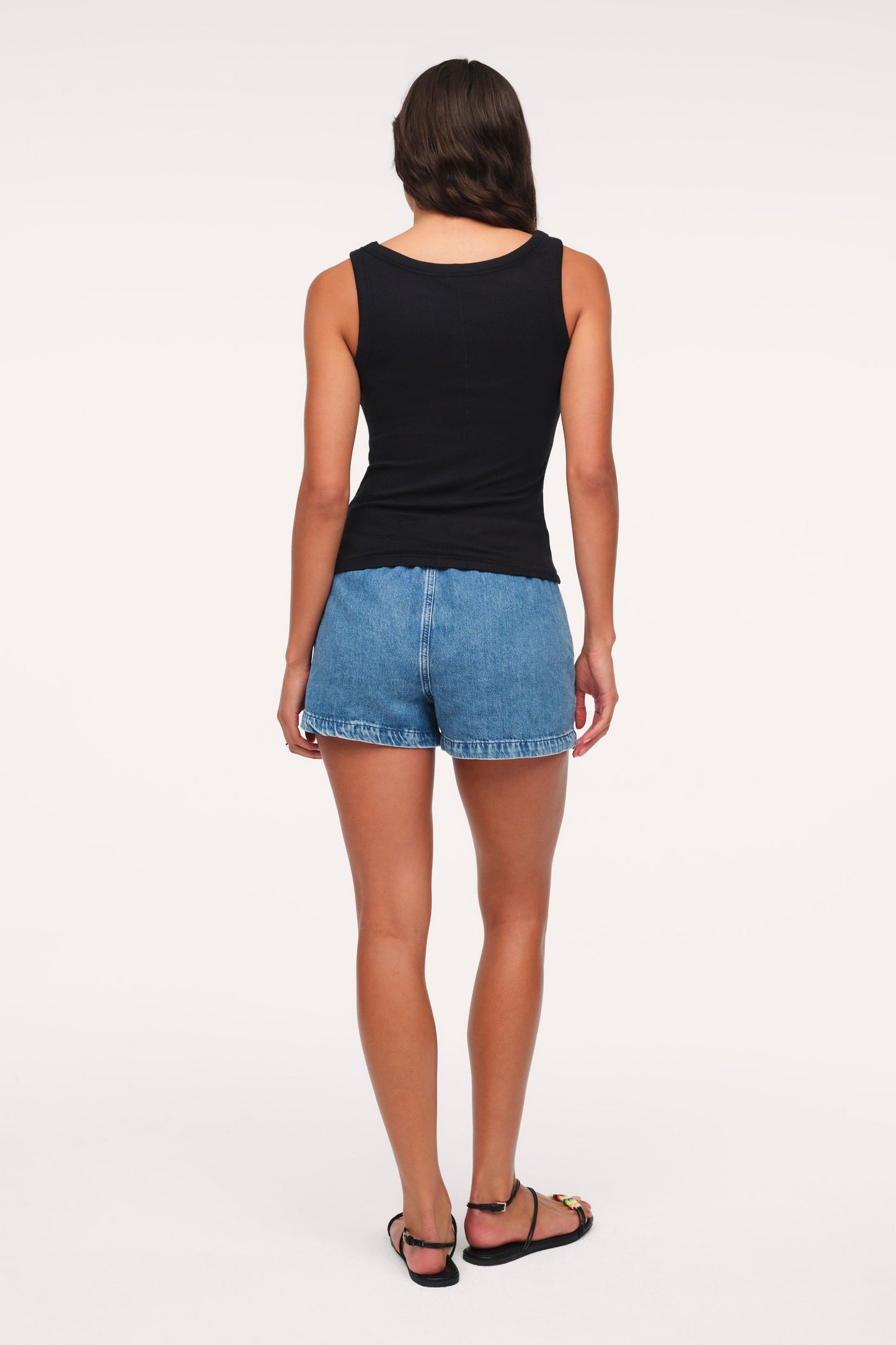 Slinky Rib Tank | Black