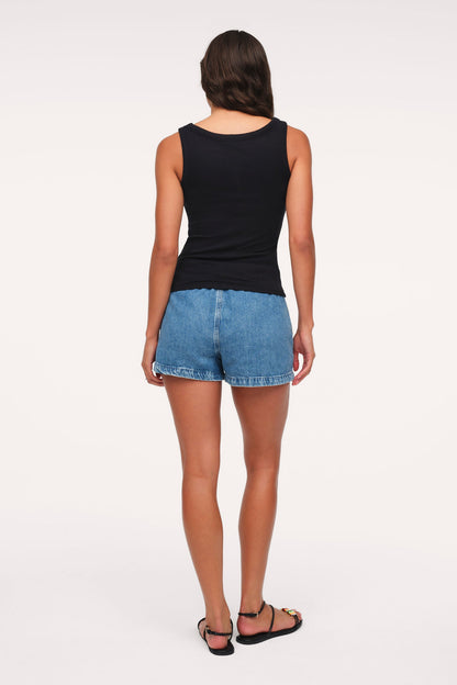 Slinky Rib Tank | Black