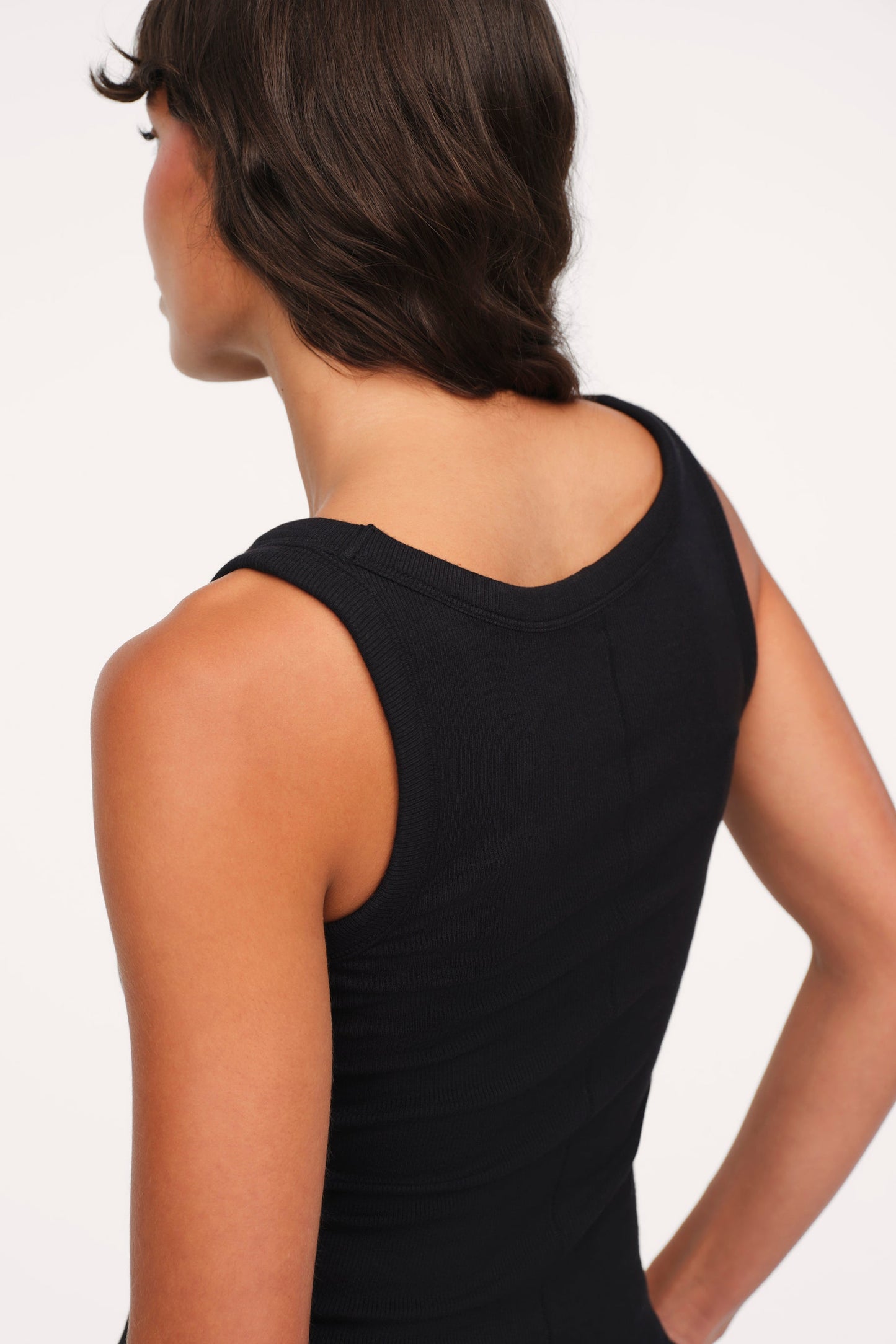 Slinky Rib Tank | Black