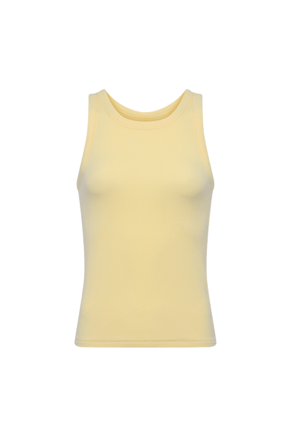 Slinky Rib Tank | Lemon
