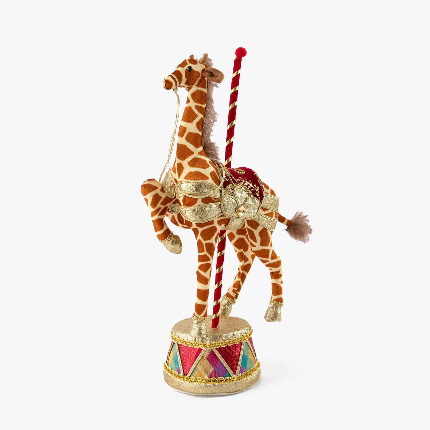 Gilbert Giraffe on Carousel (Pair) - 60cm