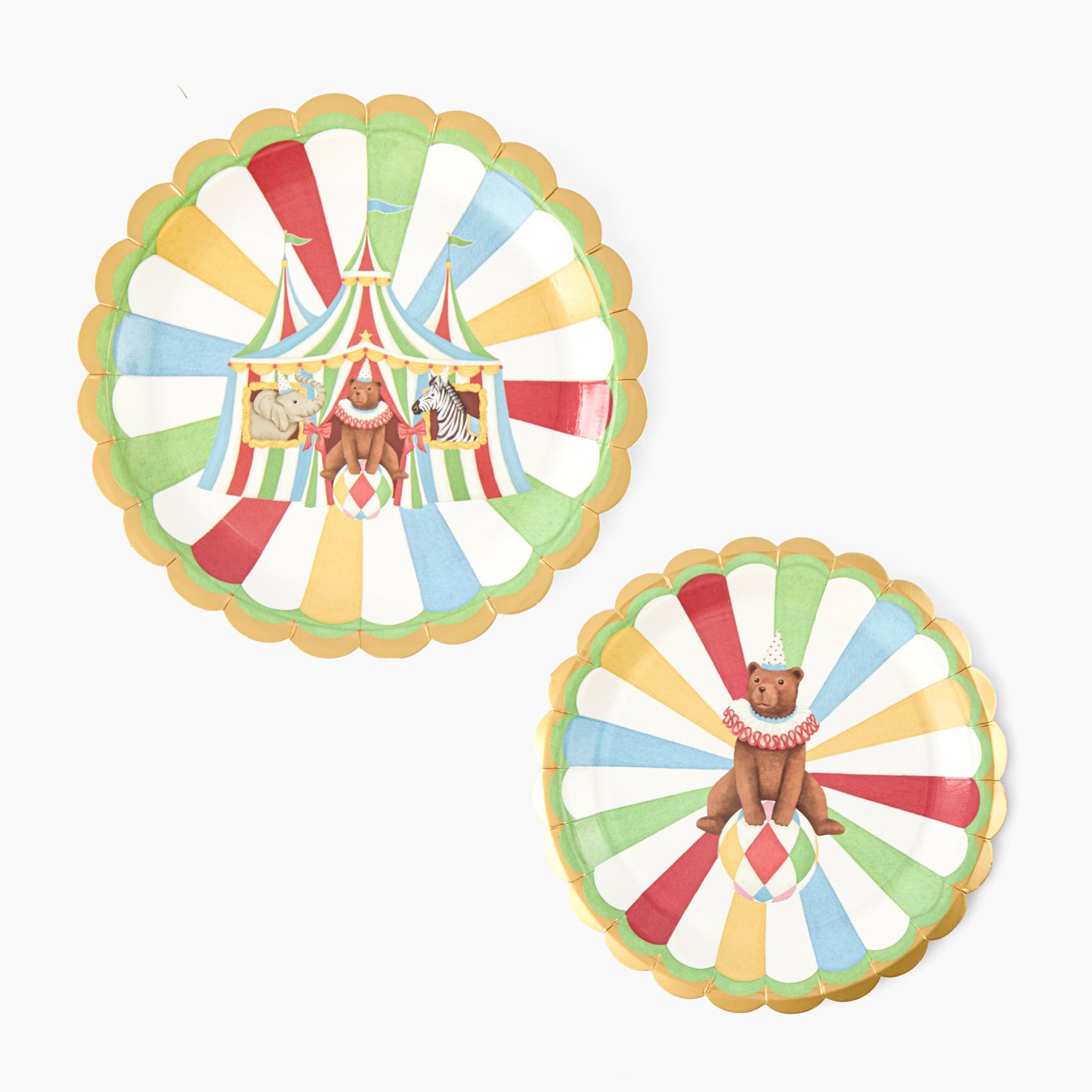 Circus Party Paper Plate & Napkin Set