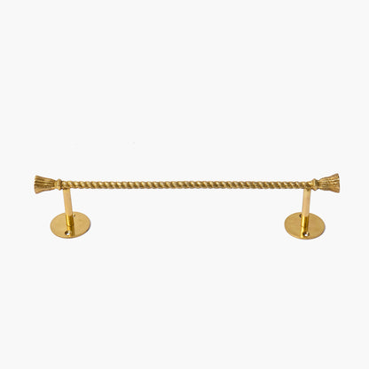Rope Brass Hand Towel Rail