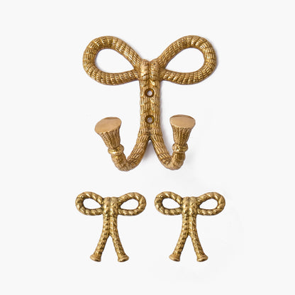 Rope Bow Brass Hook