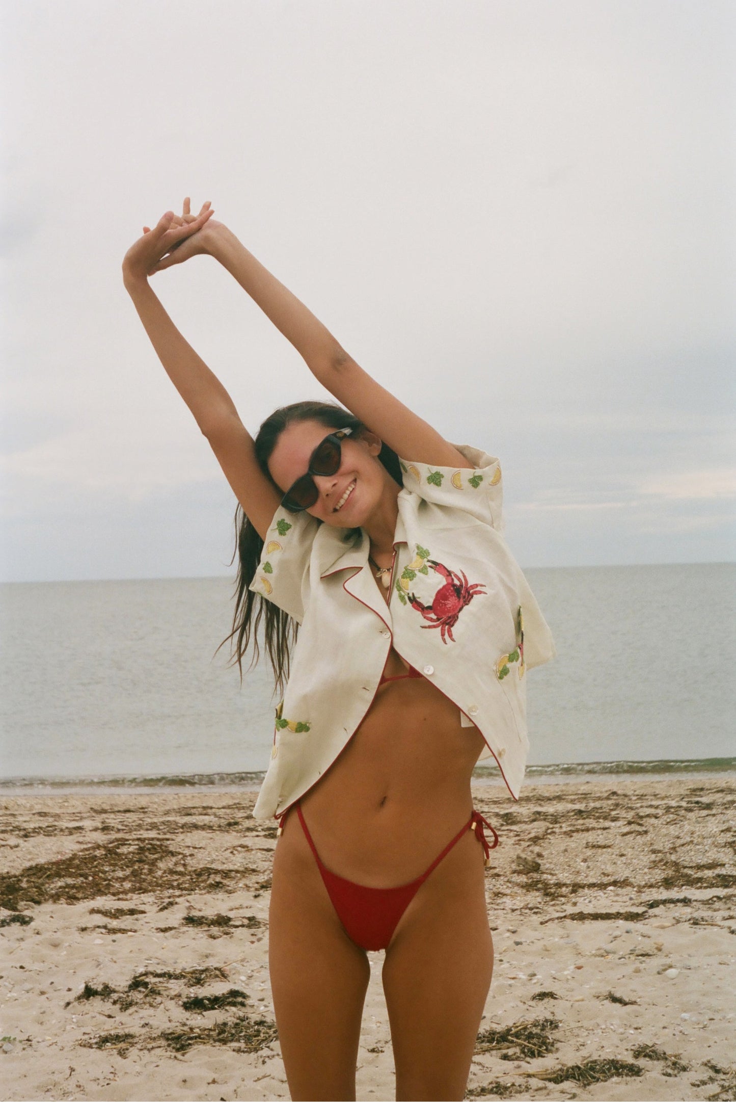 'Just a Pinch' Cabana ~ Relaxed Crop Cut