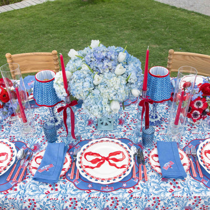 Marilyn Red Bow Starter Plates (Set of 4)
