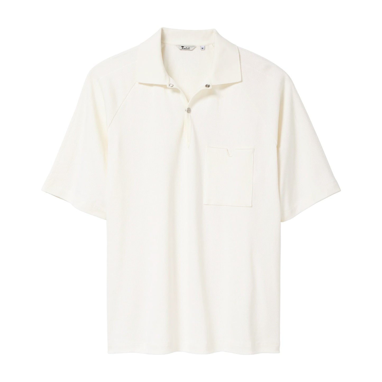 Raglan Mesh Polo (White)