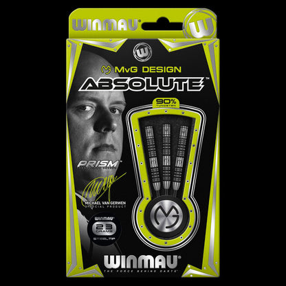 WINMAU MVG Absolute Darts - 90% Tungsten - 22g