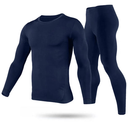 Men's Thermal Underwear Set – Long Johns Top & Bottom, 3 Colors, L–XXL