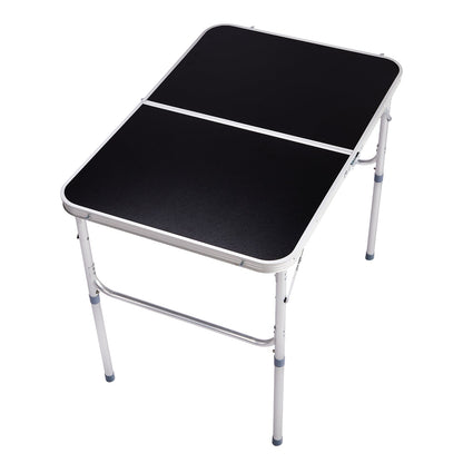 3ft Aluminum Folding Table – Portable, Locking Legs, 110 lb. Capacity