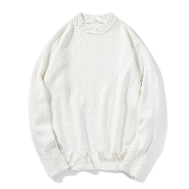 Men's Slim Fit Combed Cotton Crew Neck Sweater