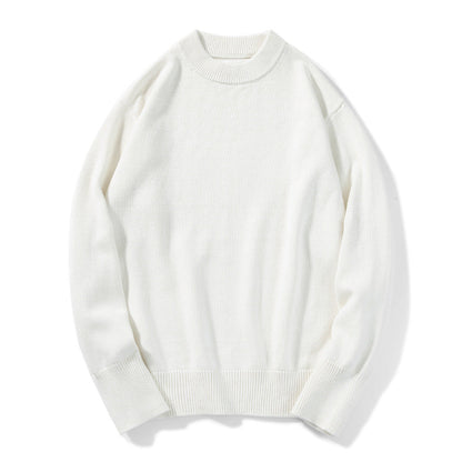 Men's Slim Fit Combed Cotton Crew Neck Sweater