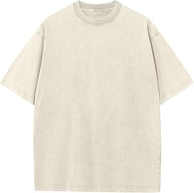 Men's Heavyweight Vintage Washed Drop-Shoulder T-Shirt