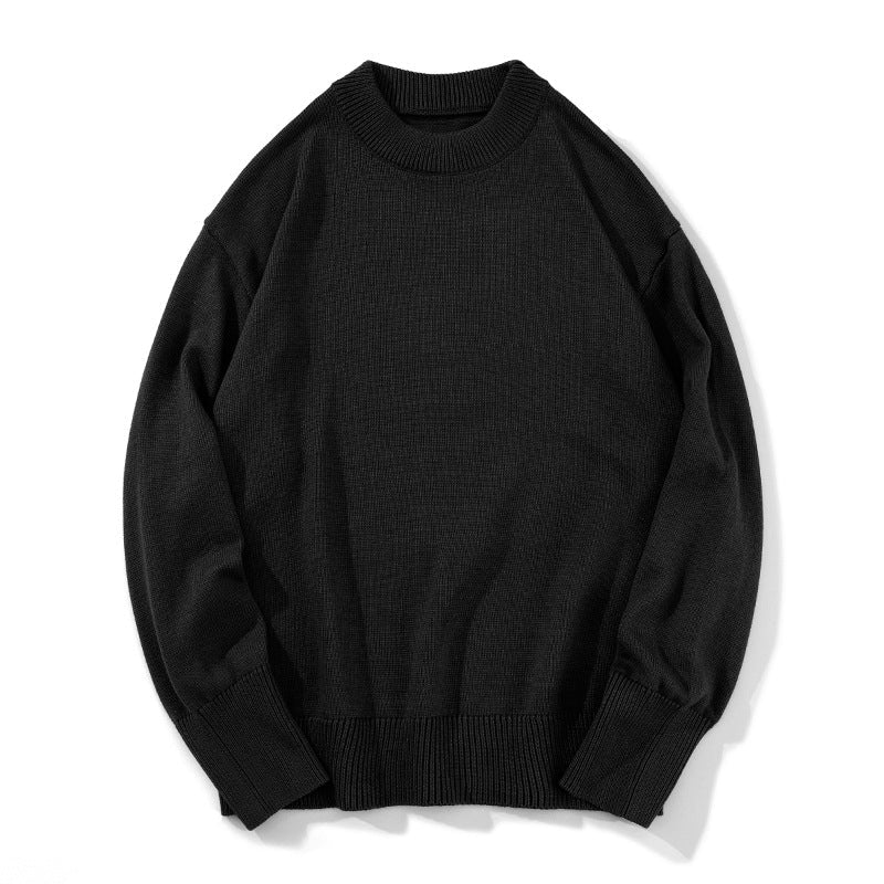 Men's Slim Fit Combed Cotton Crew Neck Sweater